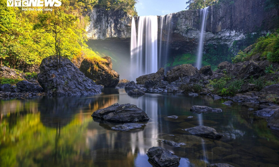 Ngắm thác K50 – ‘nàng thơ’ của đại ngàn Tây Nguyên vào mùa đẹp nhất