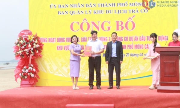 Công bố vùng hoạt động vui chơi, giải trí khu vực biển Trà Cổ