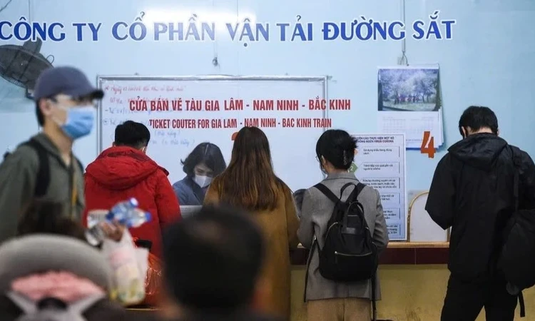 Khôi phục chạy tàu khách liên vận quốc tế Việt-Trung sau thời gian gián đoạn