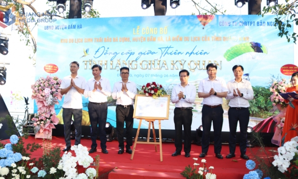 Lễ công bố Quyết định công nhận Điểm du lịch sinh thái đảo Đá Dựng là điểm du lịch cấp tỉnh