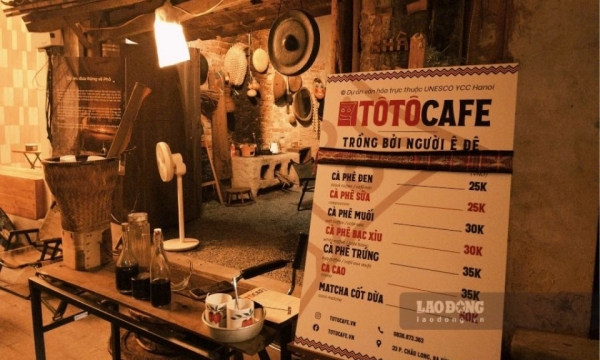 Quán cà phê Ê Đê trong căn nhà cổ hơn 100 tuổi giữa Hà Nội