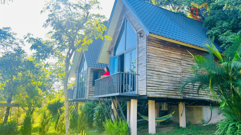 Nhà homestay ở Khe Mai farm.
